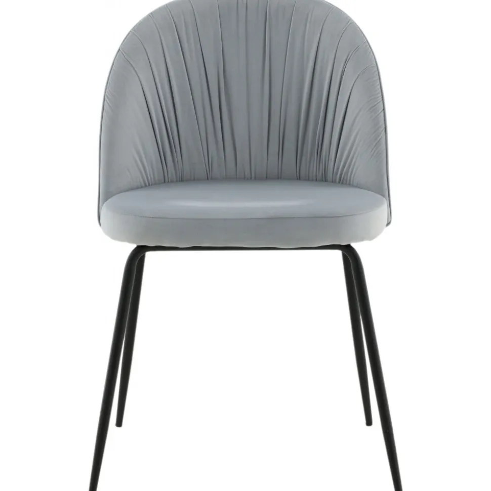 Rynkeby matstol - Grå sammet