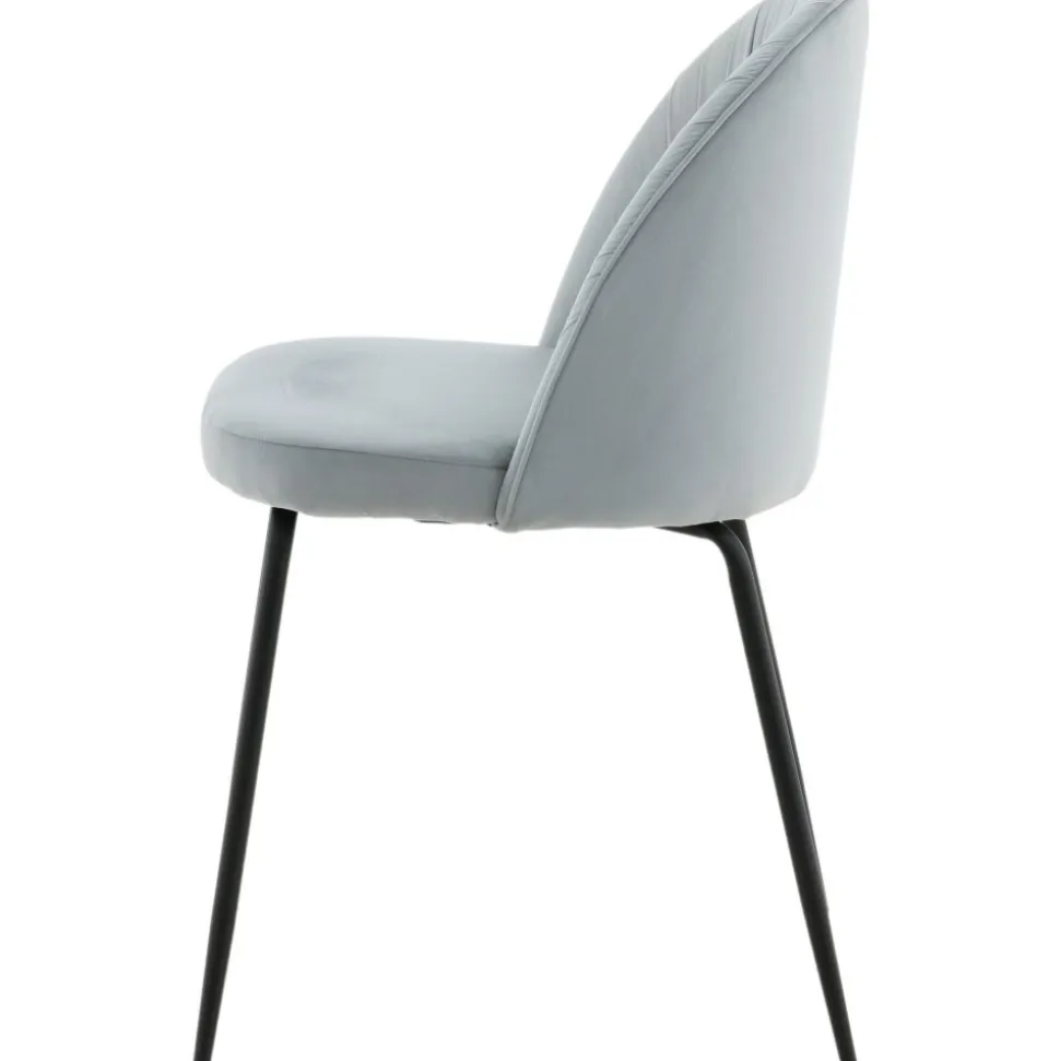 Rynkeby matstol - Grå sammet