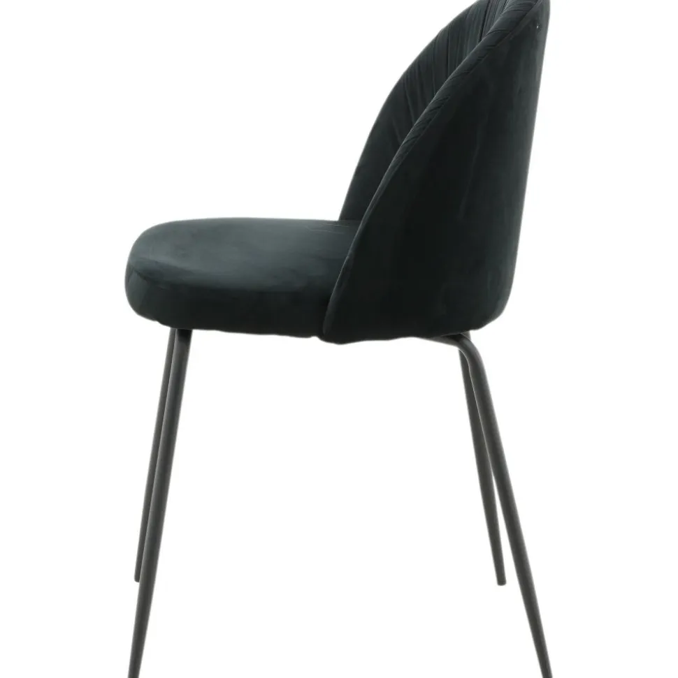 Rynkeby matstol - Svart sammet