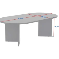 Sable soffbord 119 x 60 cm - Furu