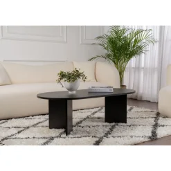 Sable soffbord 119 x 60 cm - Svart