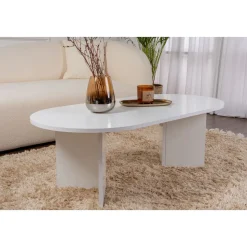 Sable soffbord 119 x 60 cm - Vit