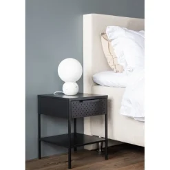 Sacramento sängbord - Svart
