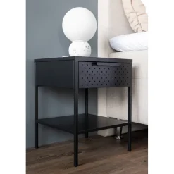 Sacramento sängbord - Svart