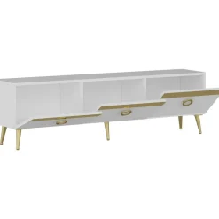 Safar TV-bänk - Vit