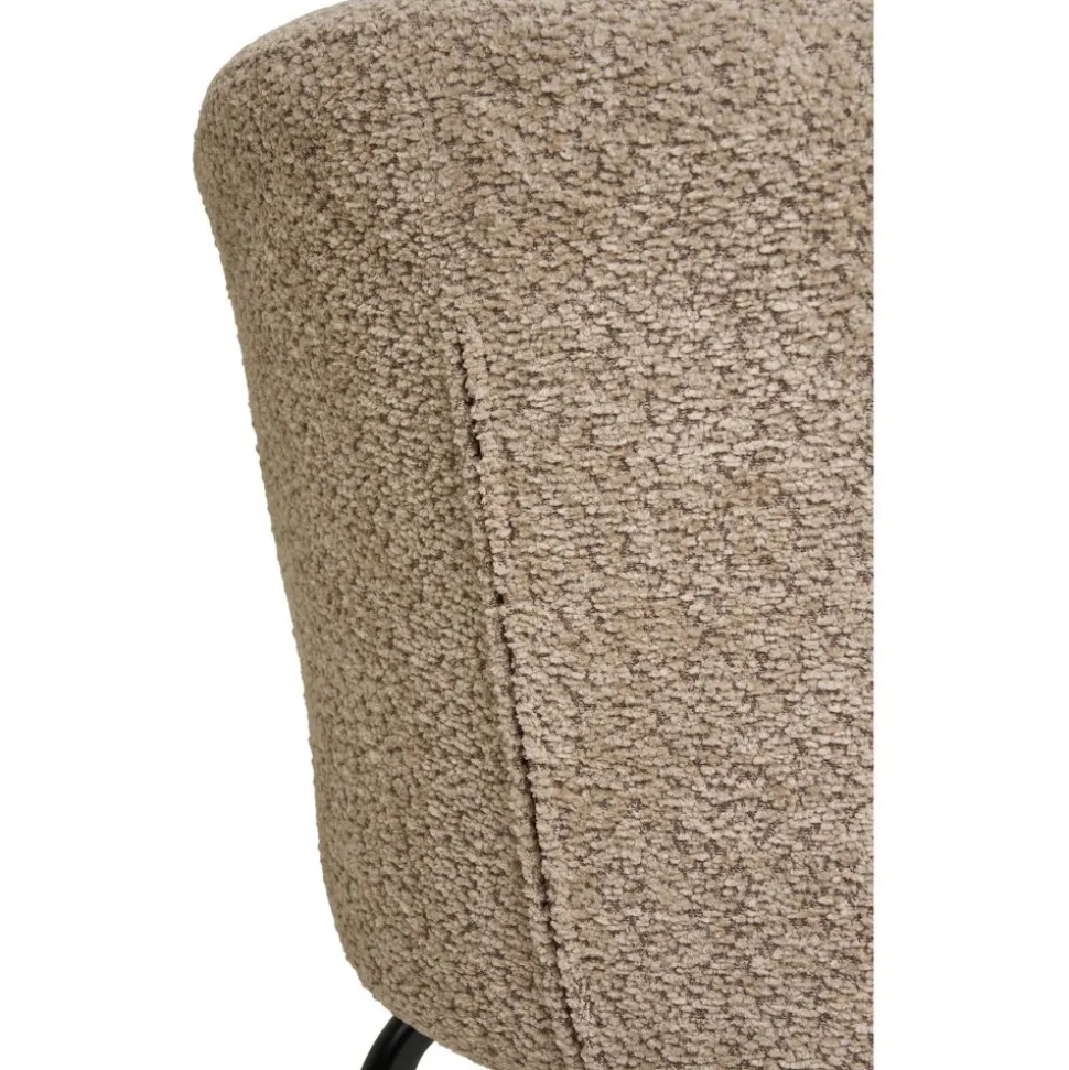 Safira matstol - Beige bouclé