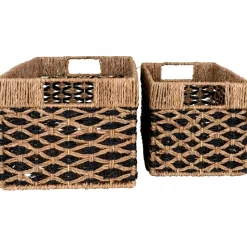 Salat korgset - Beige/svart