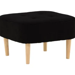 Salina sittpuff - Svart