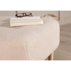 Salina sittpuff - Vit fleece