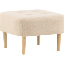 Salina sittpuff - Vit fleece