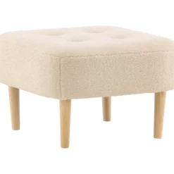 Salina sittpuff - Vit fleece