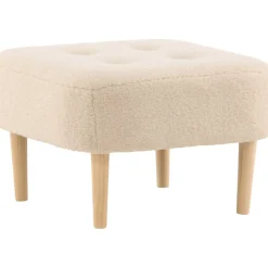 Salina sittpuff - Vit fleece