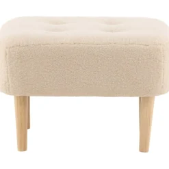 Salina sittpuff - Vit fleece