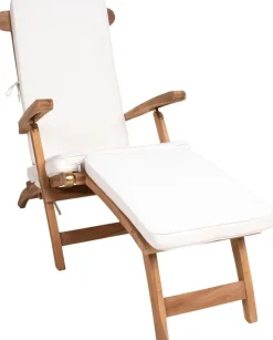 Saltö dyna till däckstol vit