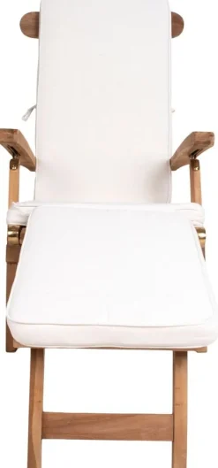 Saltö dyna till däckstol vit