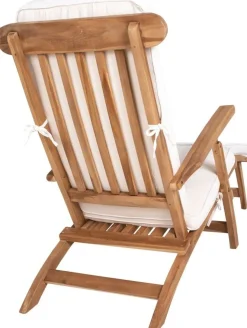 Saltö dyna till däckstol vit