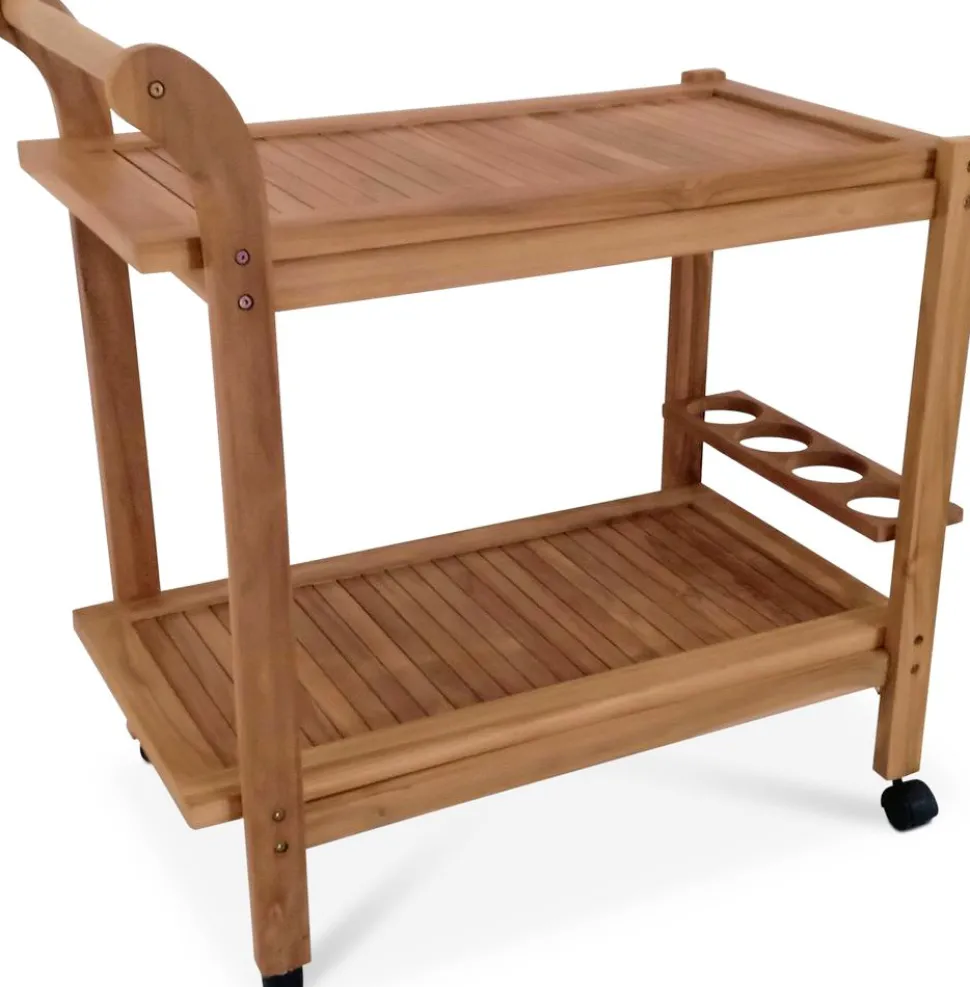 Saltö serveringsvagn i Teak + Rengöringsmedel för utemöbler