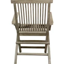 Saltö stol med armstöd - Grå teak + Textilrengöring för möbler