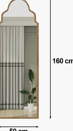 Samaran golvspegel - Safir ek