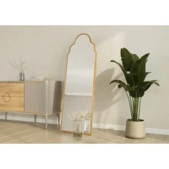 Samaran golvspegel - Safir ek + Karta med möbeltassar på köpet!