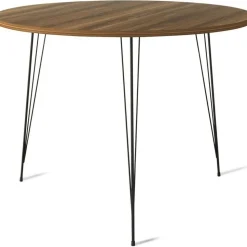 Sandalf matbord 90 cm - Valnöt + Fläckborttagare för möbler