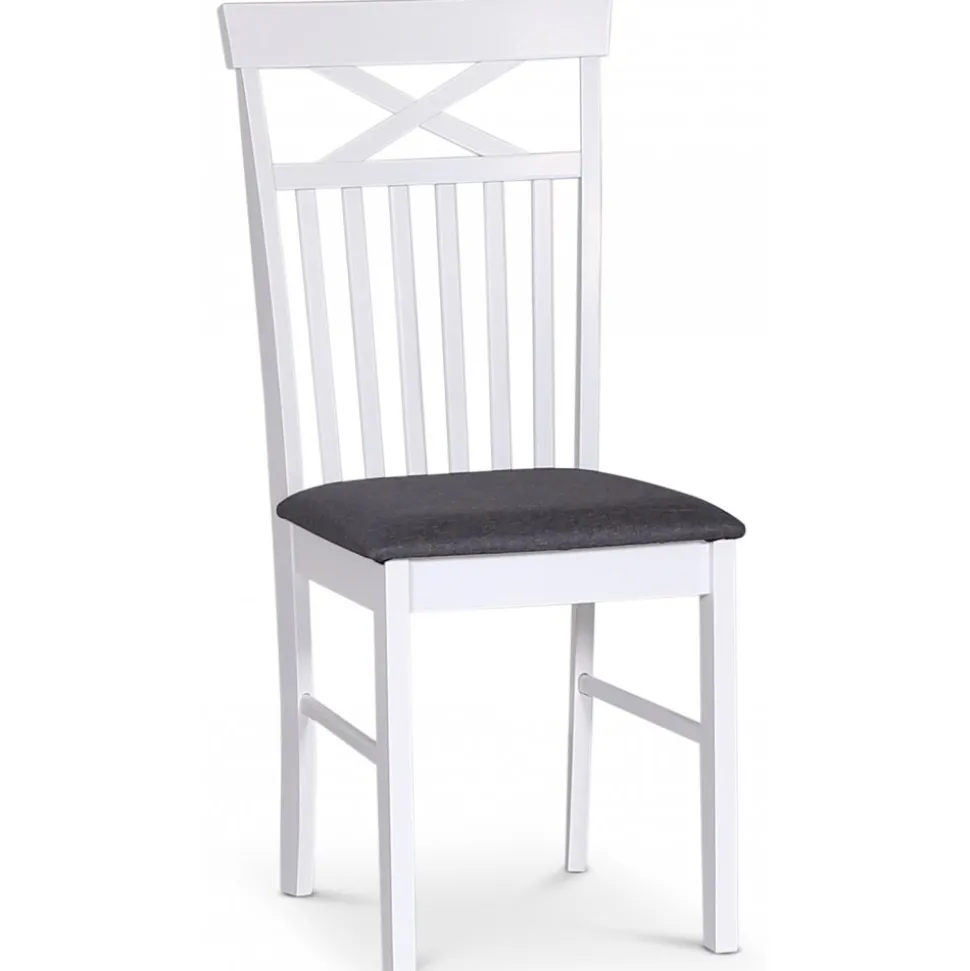 Sandhamn matgrupp; Klaffbord med 4 st Sofiero stolar med kryss i ryggen + 3.00 x Möbeltassar