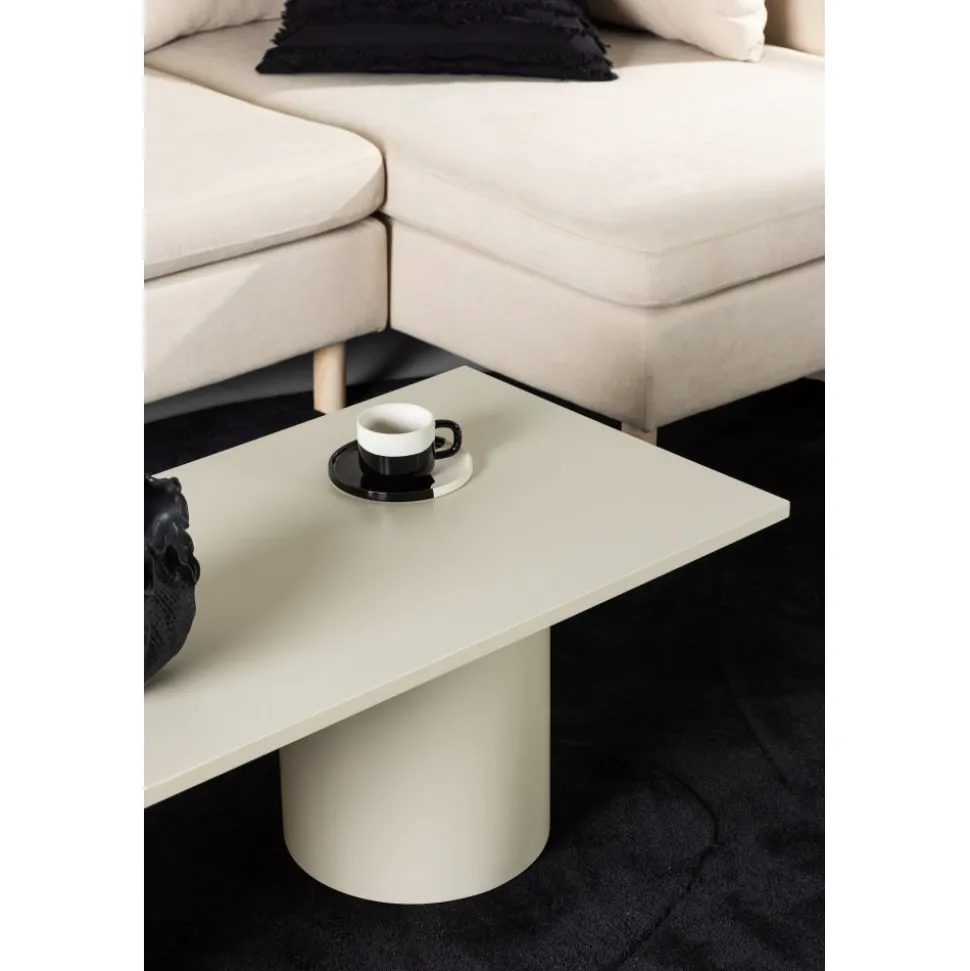 Sandvika soffbord 120 x 50 cm - Beige