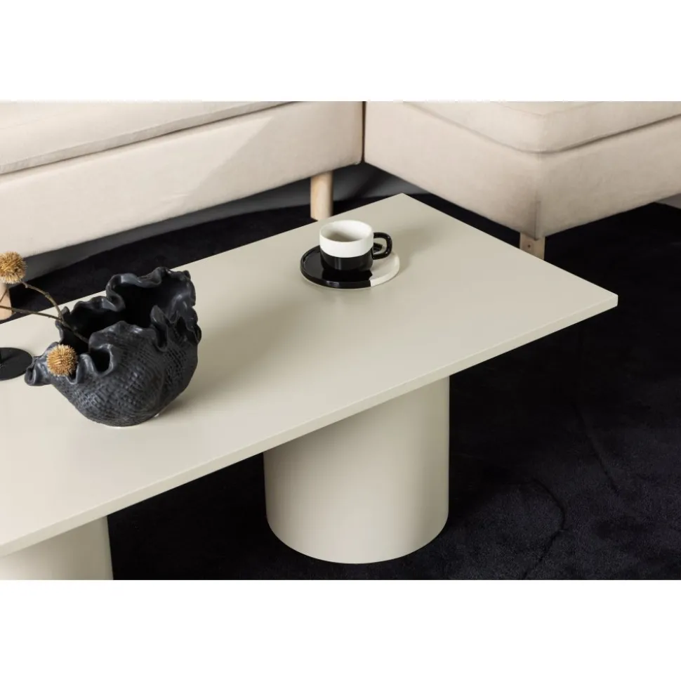 Sandvika soffbord 120 x 50 cm - Beige