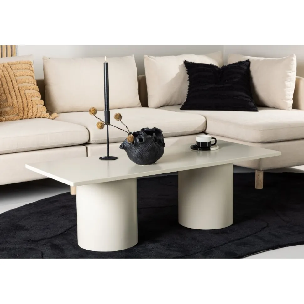 Sandvika soffbord 120 x 50 cm - Beige