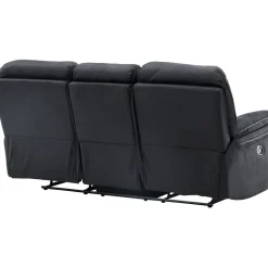 Saranda 3-sits reclinersoffa - Svart