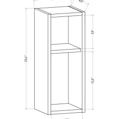 Sault sängbord - Antracit