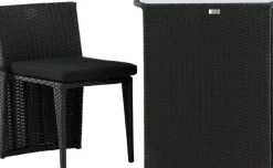 Savanna cafégrupp - Grå + Rengöringsmedel för utemöbler