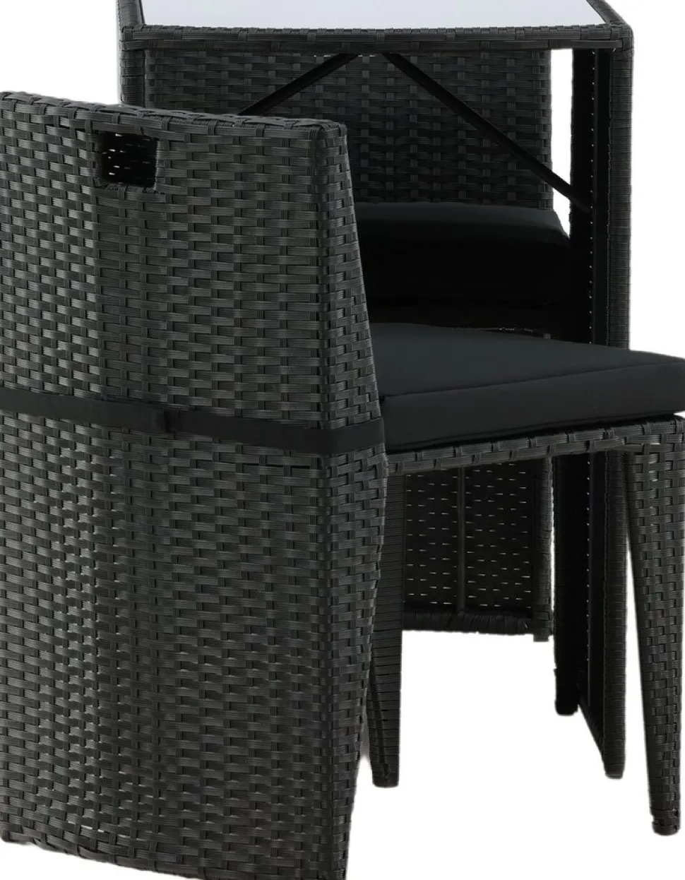 Savanna cafégrupp - Grå + Textilskydd för utemöbler