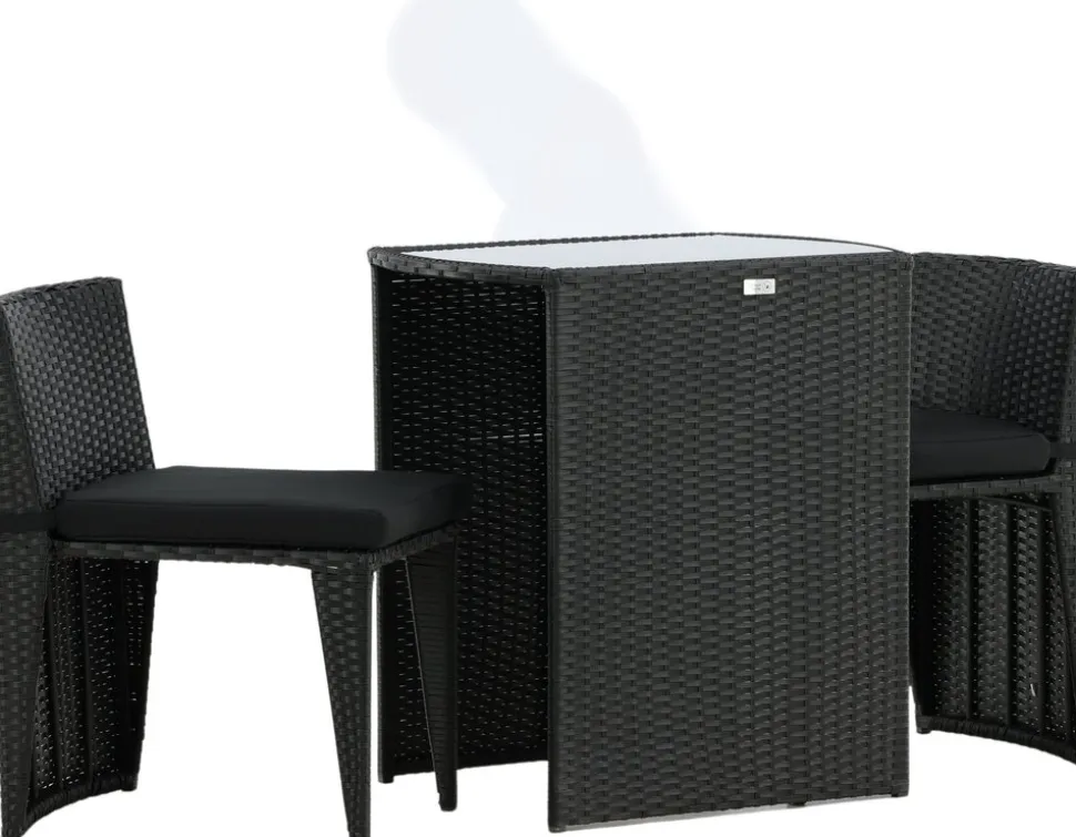 Savanna cafégrupp - Grå + Textilskydd för utemöbler