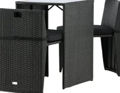 Savanna cafégrupp - Grå + Textilskydd för utemöbler