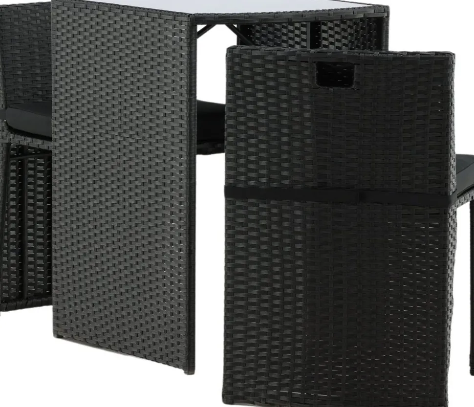 Savanna cafégrupp - Grå + Textilskydd för utemöbler