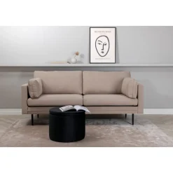 Savanna 2-sits soffa - Brun tyg