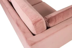 Savanna 3-sits soffa - Gammalrosa sammet