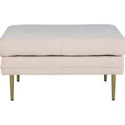 Savanna sittpuff - Beige sammet