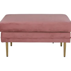 Savanna sittpuff - Rosa sammet