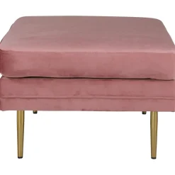 Savanna sittpuff - Rosa sammet