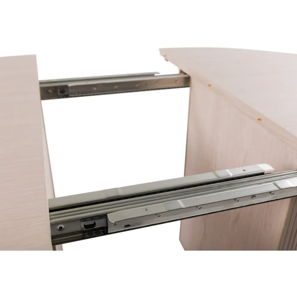 Scarlett matbord ø120 cm - Vitpigmenterad ek + Textilrengöring för möbler