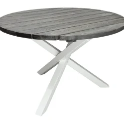 Scottsdale matbord Ø112 cm - Shabby Chic Grå/Vit