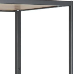 Seaford bokhylla 77x185 cm - Ek/svart