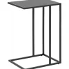 Seaford sidobord 43 cm - Svart