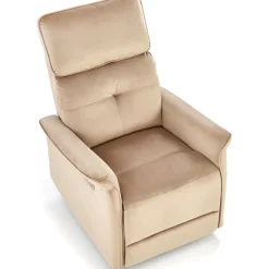 Semir elektrisk reclinerfåtölj med USB - beige sammet