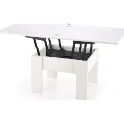 Serafin höj och sänkbart soffbord 80-160 x 80 cm - Vit