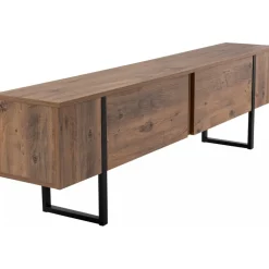 Serenity TV-bänk - Furu/svart