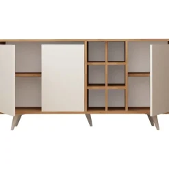 Seria skänk - Ek/vit