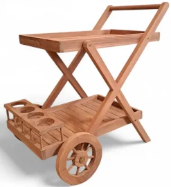 Serveringsvagn i teak - Saltö